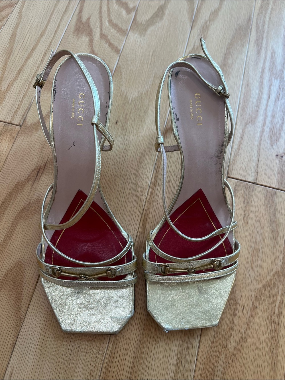 Gucci Victoria Strappy Horsebit Sandals size 41